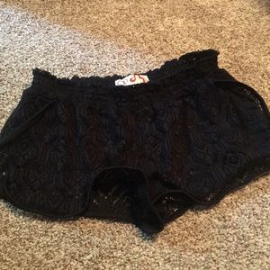 Bathing suit cover up shorts